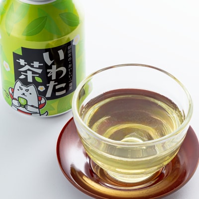静岡県磐田市産の一番茶葉100%使用!どうまい缶飲料「いわた茶缶」(300gボトル缶×24)