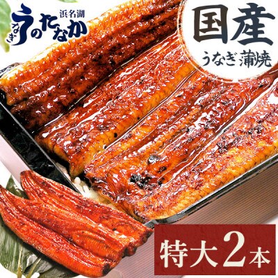 浜名湖・うなぎのたなかの長蒲焼2本セット!ふっくら柔らか♪国産うなぎ長蒲焼※合計360g程度