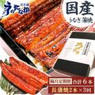 【2ヵ月毎定期便】浜名湖・うなぎのたなかの国産うなぎギフト長蒲焼2本※1回分360g程度全3回