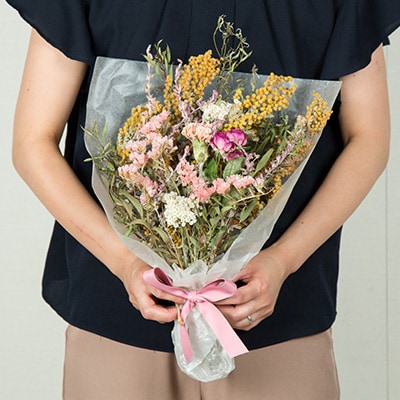 ドライフラワースワッグ(花束)M