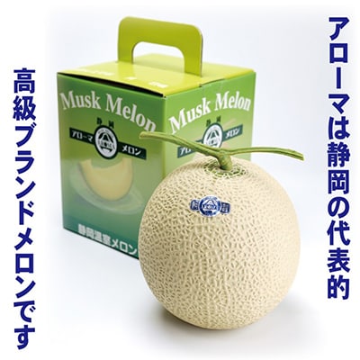 【毎月定期便】アローマメロン(小玉)1玉・6ヵ月毎月お届け【静岡高級マスクメロン】全6回