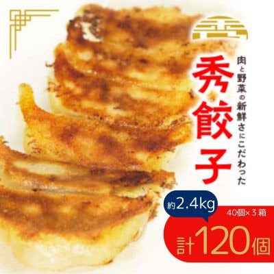 秀餃子 3箱