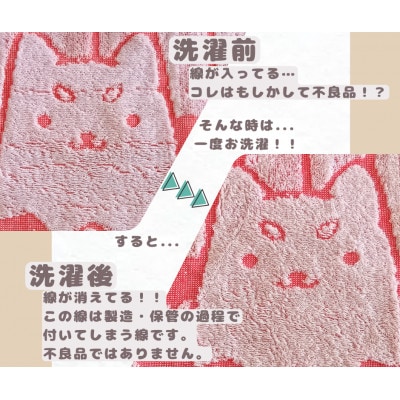 しっぺいフェイスタオル&ハンドタオル各3色(レッド・ネイビー・パープル) Bセット