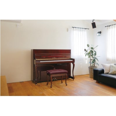 【ピアノ】カワイ KAWAI の新品アップライトピアノLD-200(マホガニー色)