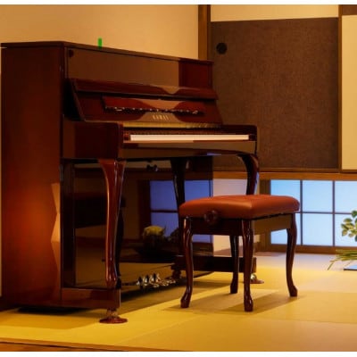 【ピアノ】カワイ KAWAI の新品アップライトピアノLD-200(マホガニー色)