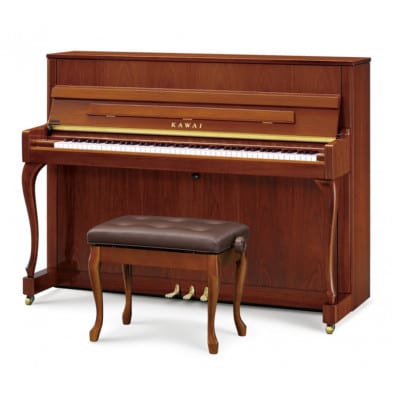 【ピアノ】カワイ KAWAI の新品アップライトピアノLD-200(ウォルナット色)
