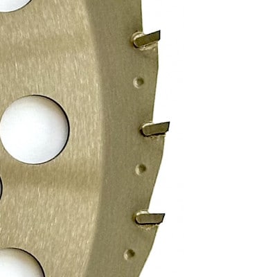 刈払機用チップソー 下刈から雑木まで楽々「刈らまいか軽量タイプ」3枚セット(255mm×刃数40P)