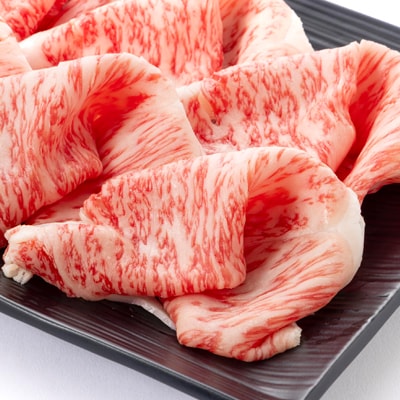 夢咲牛 オレイン酸55%以上限定のローススライス　500g　ブランド牛　すき焼き・しゃぶしゃぶ