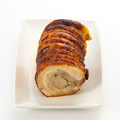 肉のプロが作った秘伝の味　手作りジューシーバラ焼豚 カナダ産　400g×1本