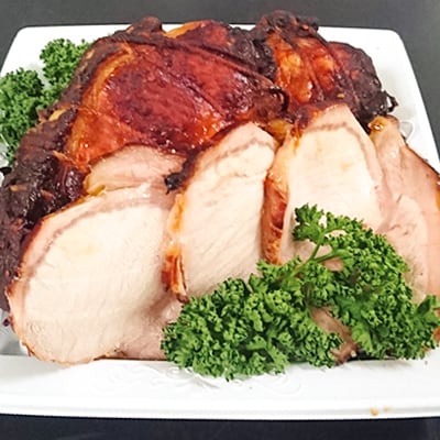 肉のプロが作った秘伝の味　手作り国産豚大判やわらかロース焼豚　400g×1本