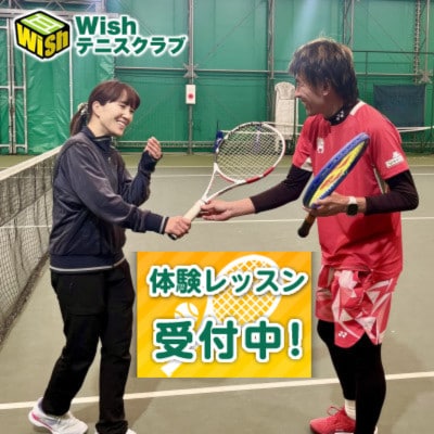 【初級者向け】世界マスターズランキングトップ10入りプロによるテニスパーソナルレッスン(1回分)