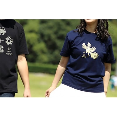 風水吉祥「朱雀Tシャツ」　【Lサイズ】