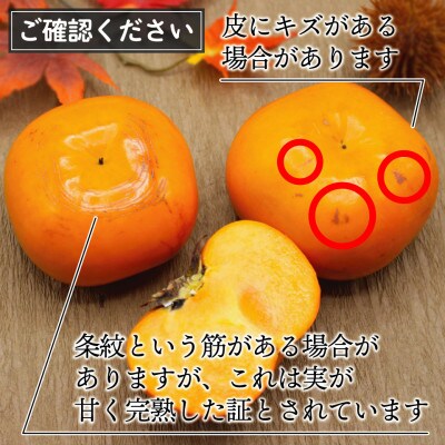 【2025年10月下旬より順次発送】福岡県ブランド柿「秋王」約1.2kg3Lサイズ4玉入(太宰府市)