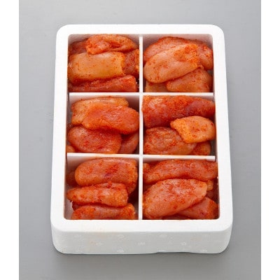 博多の味本舗の辛子明太子切れ子1kg(6仕切り)(太宰府市)