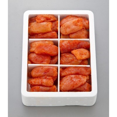 博多の味本舗の辛子明太子切れ子2kg(6仕切り)(太宰府市)