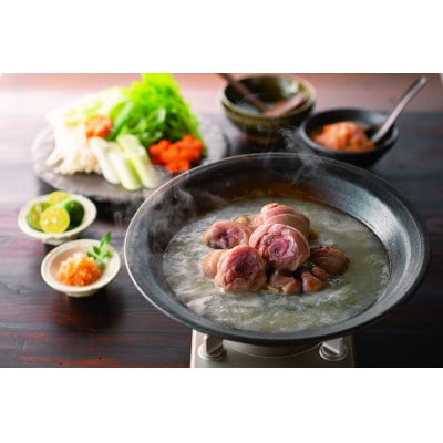 博多華味鳥　水たき&黒もつ鍋セット(各3～4人前)(太宰府市)