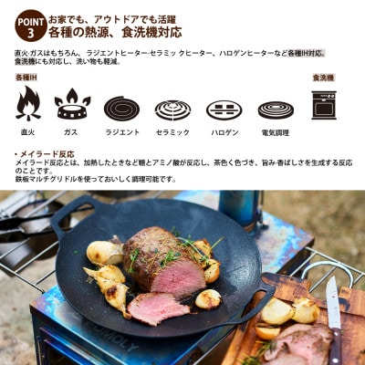 JHQ鉄板マルチグリドル29cm単品