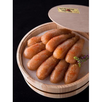 「食品添加物不使用」極み明太子　檜樽入(600g)(太宰府市)