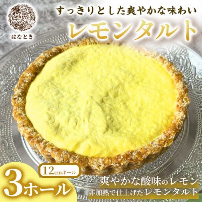 【すっきりとした爽やかな味わい】レモンタルト 3ホール 福岡県太宰府市