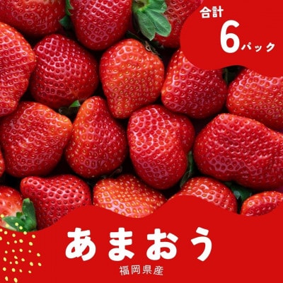 【2027年2月より順次発送・先行受付】福岡産春あまおう6パック