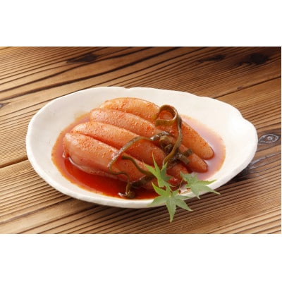 【かば田】訳あり 無着色昆布漬辛子めんたい1kg 1本物 ご家庭用  (太宰府市)