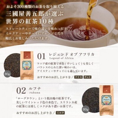 世界の紅茶 10選 人気の紅茶をセレクト[D-12202]
