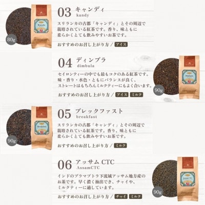 世界の紅茶 10選 人気の紅茶をセレクト[D-12202]