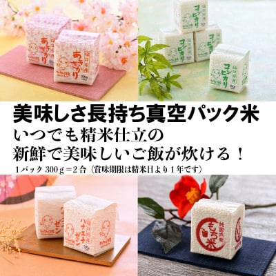 さんさん池見オリジナル無洗米ギフト用 ～福井県産 米4種食べ比べ～[A-0206]