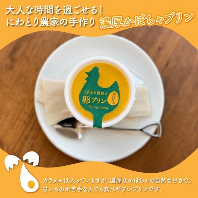 にわとり農家の卵プリン【かぼちゃ】12個セット[A-4936]