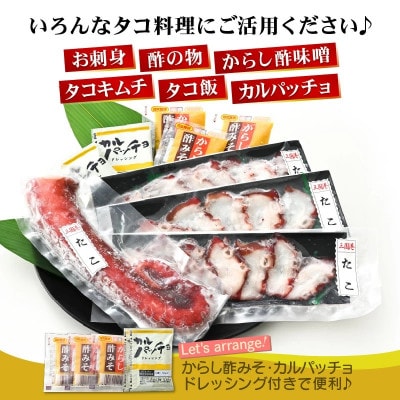 ワクワク たこスライス 約250g　[A-6204]