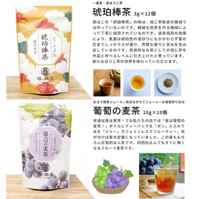 人生に寄り添うお茶　美味しいお茶はちょっとだけ人生を豊かにしてくれる人気茶5種セット[A-4518]