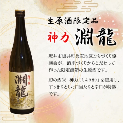 酒米づくりからこだわって作った限定醸造の生原酒「淵龍」 一升瓶 1本 [ A-1307]