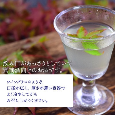 【贈答用・のし付】食前酒にもぴったり!純米酒『淵龍』四合瓶13%生貯蔵酒 720ml[A-1314]