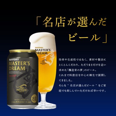 【2ヶ月定期便】マスターズドリーム 350ml 24本 ビール ch017-004-1rz