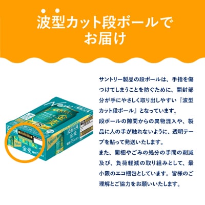 【2ヵ月定期便】金麦 糖質75%オフ 500ml 24本 発泡酒 ch016-023-1rz