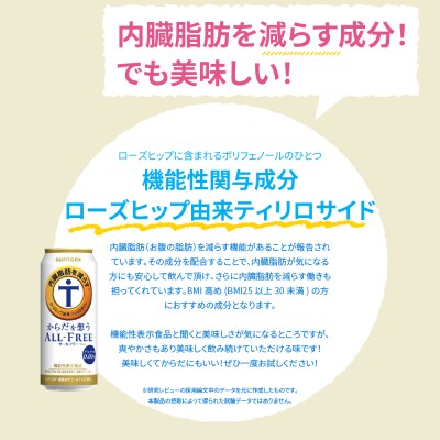 【12ヵ月定期便】からだを想う オールフリー 500ml×24本 ch016-019-4rrz