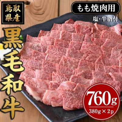 黒毛和牛もも焼肉用(380g×2P)