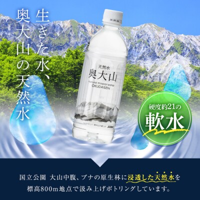 【定期便全3か月】天然水奥大山(500ml×24本×3回)