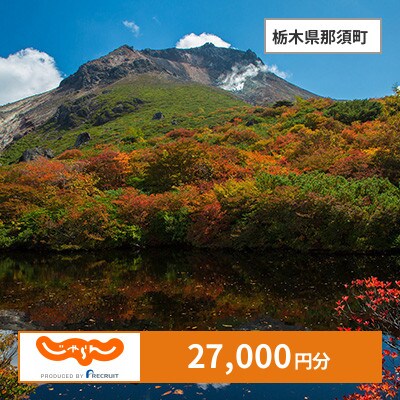 【じゃらんふるさと納税クーポン】 栃木県那須町でつかえる27,000円 クーポン
