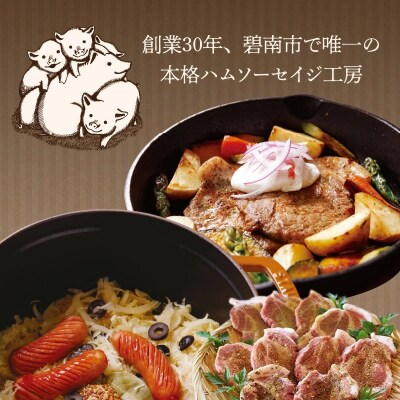 【定期便6回お届け】手作りハム工房シュヴァインハイムの満喫セット H003-039