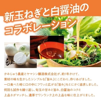 新玉ねぎ白しょうゆソース「はくの碧」(300ml×2本)　化学調味料不使用　H105-159