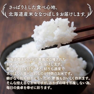北海道 豊浦 平池農園 令和6年産 ななつぼし 5kg 精米 TYUO012