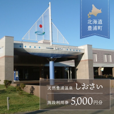 【天然豊浦温泉しおさい】施設利用券 5,000円分 TYUAA004