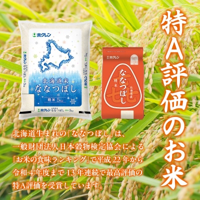 令和7年産【5ヶ月定期配送】(精米6kg)ホクレン喜ななつぼし(2kg×3袋) TYUA117