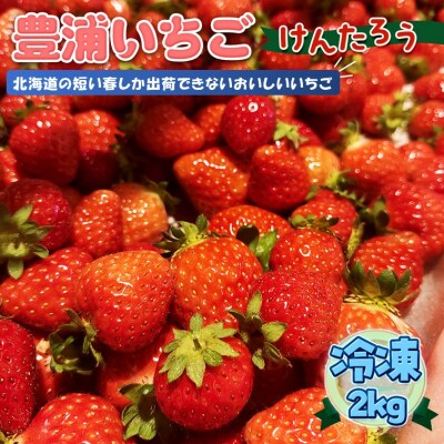 【2026年4月下旬以降順次出荷】 北海道 豊浦いちご  冷凍いちご 2kg TYUAH002