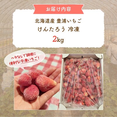 【2026年4月下旬以降順次出荷】 北海道 豊浦いちご  冷凍いちご 2kg TYUAH002