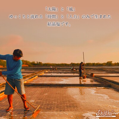 塩蔵で2年間以上寝かせた天日結晶化塩　あとれとわの塩 塩蔵静置2年　80g×11袋　TYUAK023