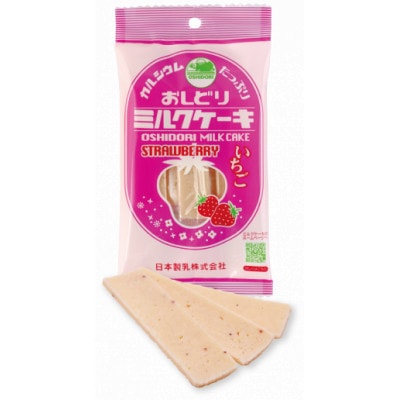 おしどり ミルクケーキ いちご味 10袋入り 日本製乳 山形土産