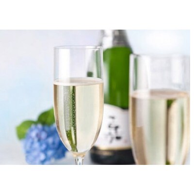 【高畠ワイナリー】ミニボトル 嘉スパークリング シャルドネ ワイン 辛口 200ml×6本セット