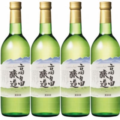 【高畠ワイン】高畠醸造 白 辛口 720ml×4本セット